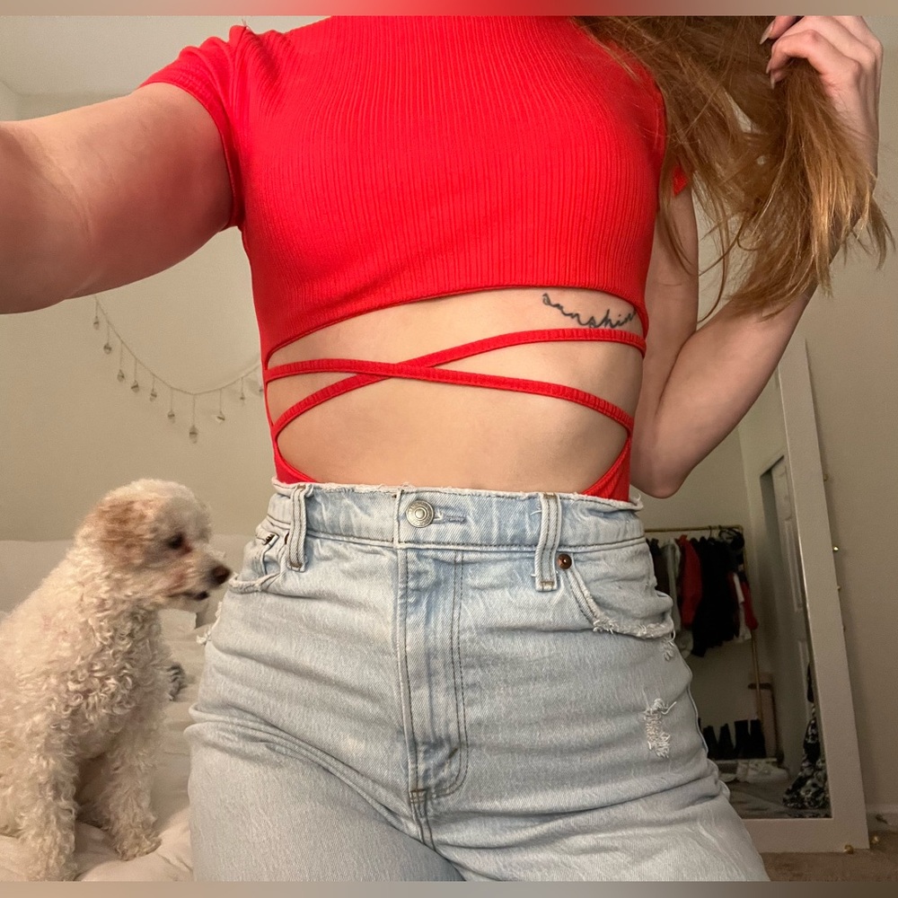 Princess Polly NICOLA BODYSUIT RED - Picture 5 of 5